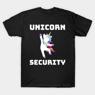 Unicorn Security Funny Gift T-Shirt